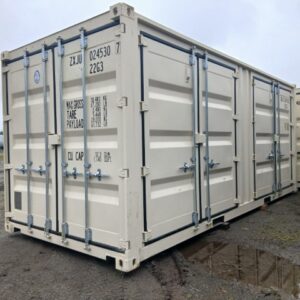 20ft Container One-Trip Shipping Container with Side Doors